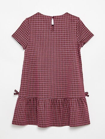 Robe imprimée à manches courtes