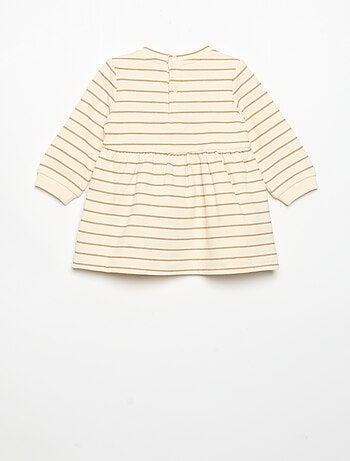 Robe imprimée à manches longues