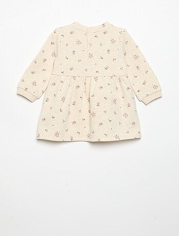 Robe imprimée à manches longues