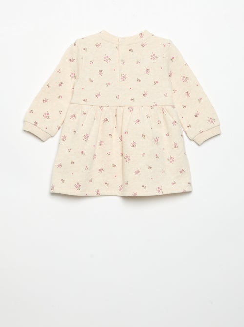 Robe imprimée à manches longues - Kiabi