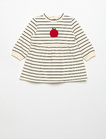 Robe imprimée à manches longues