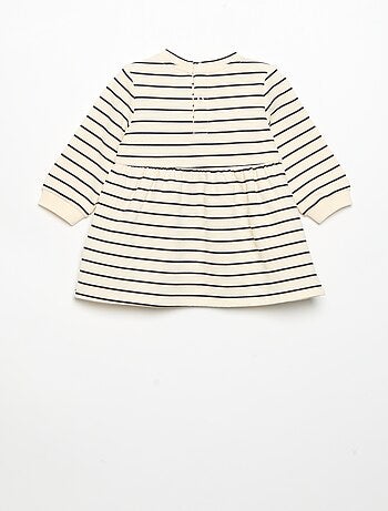 Robe imprimée à manches longues