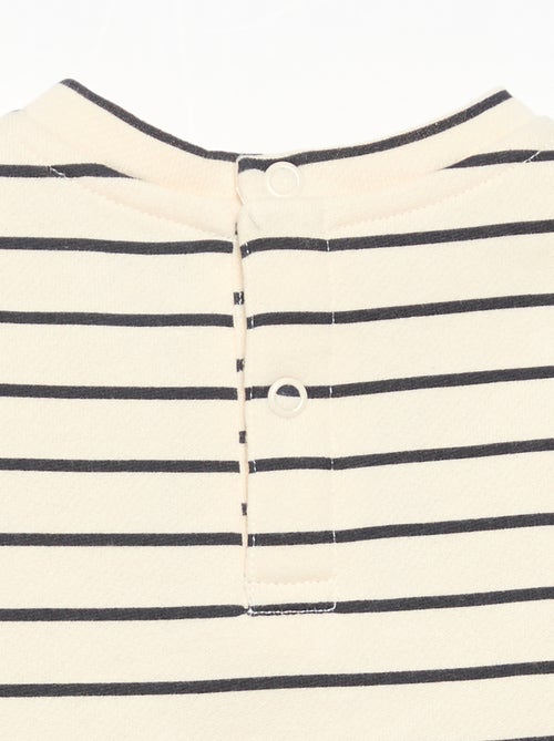 Robe imprimée à manches longues - Kiabi
