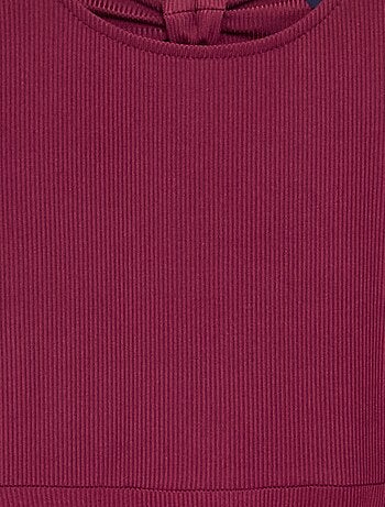 Robe imprimée à manches longues
