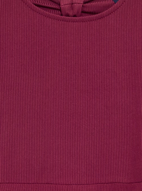 Robe imprimée à manches longues - Kiabi