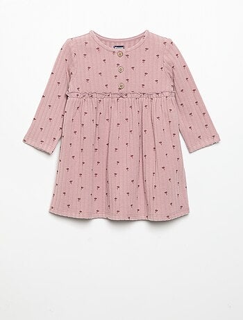Robe imprimée en maille douce