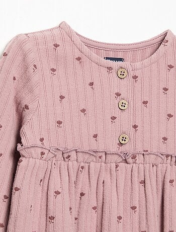 Robe imprimée en maille douce