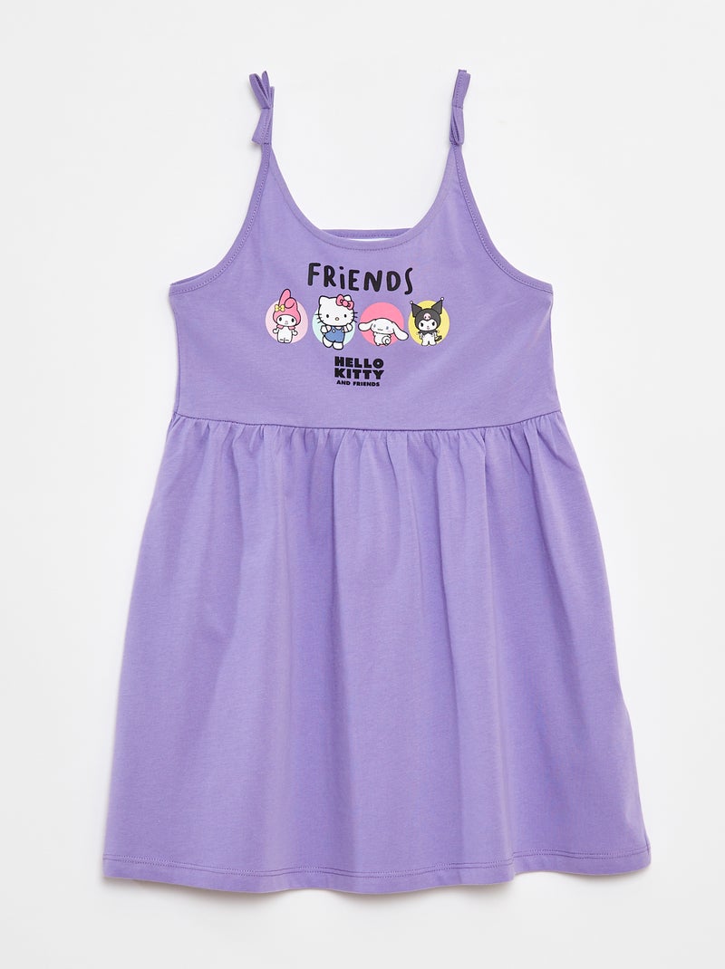 Robe légère à imprimé 'Hello Kitty' Violet - Kiabi