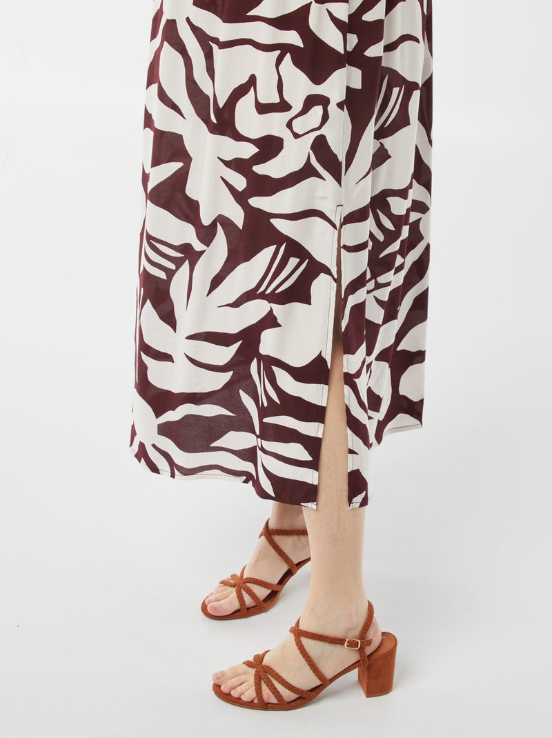 Robe légère de maternité Blanc - Kiabi