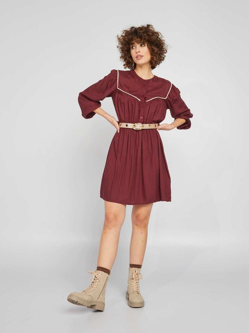 Robe légère Rouge - Kiabi