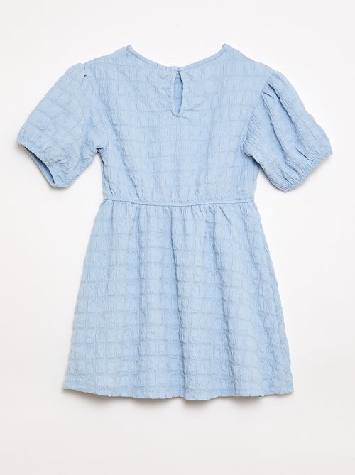 Robe légère unie à manches courtes - Kiabi