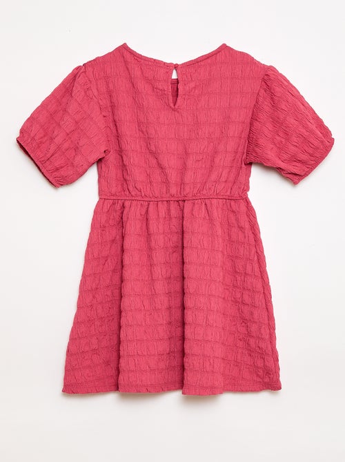Robe légère unie à manches courtes - Kiabi