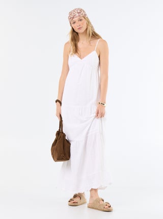 Robe longue à étages