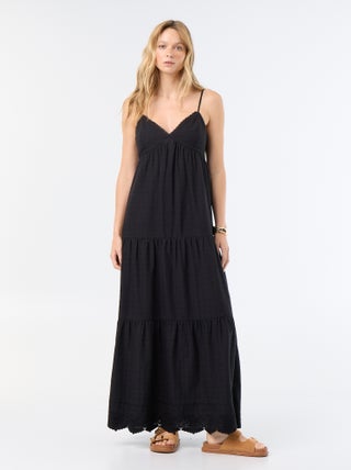 Robe longue à étages
