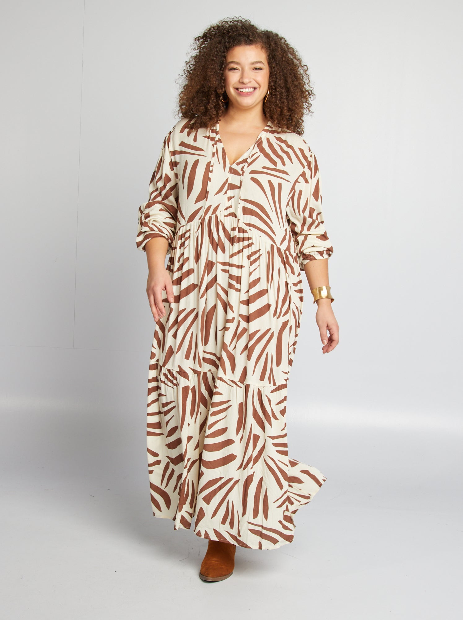 robe longue satin fendue
