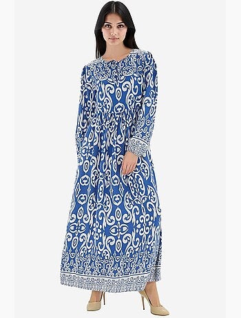 Robe longue à motifs bdart