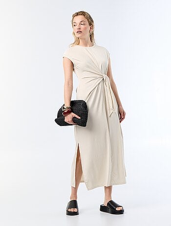 Robe longue à nouer