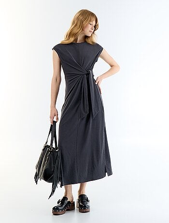 Robe longue à nouer