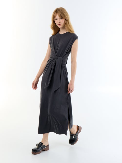 Robe longue à nouer - Kiabi