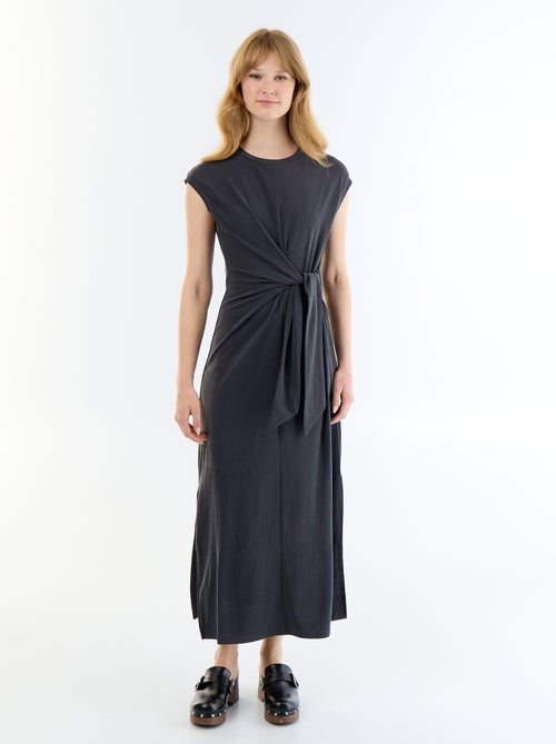 Robe longue à nouer - Kiabi
