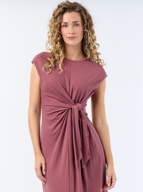 Robe longue à nouer - Kiabi