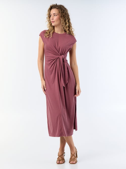 Robe longue à nouer - Kiabi