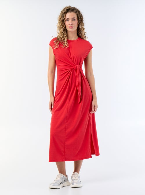 Robe longue à nouer - Kiabi