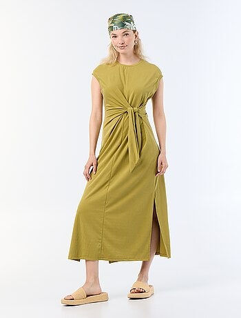 Robe longue à nouer
