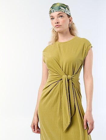 Robe longue à nouer