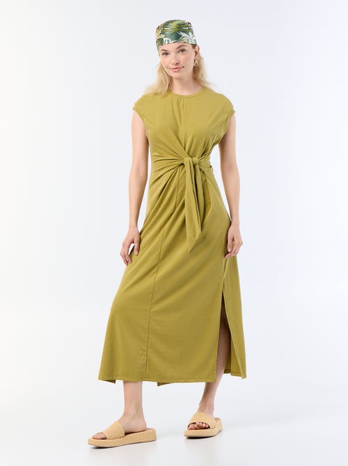Robe longue à nouer - Kiabi
