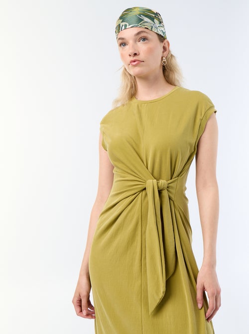 Robe longue à nouer - Kiabi