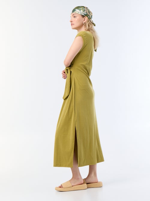 Robe longue à nouer - Kiabi