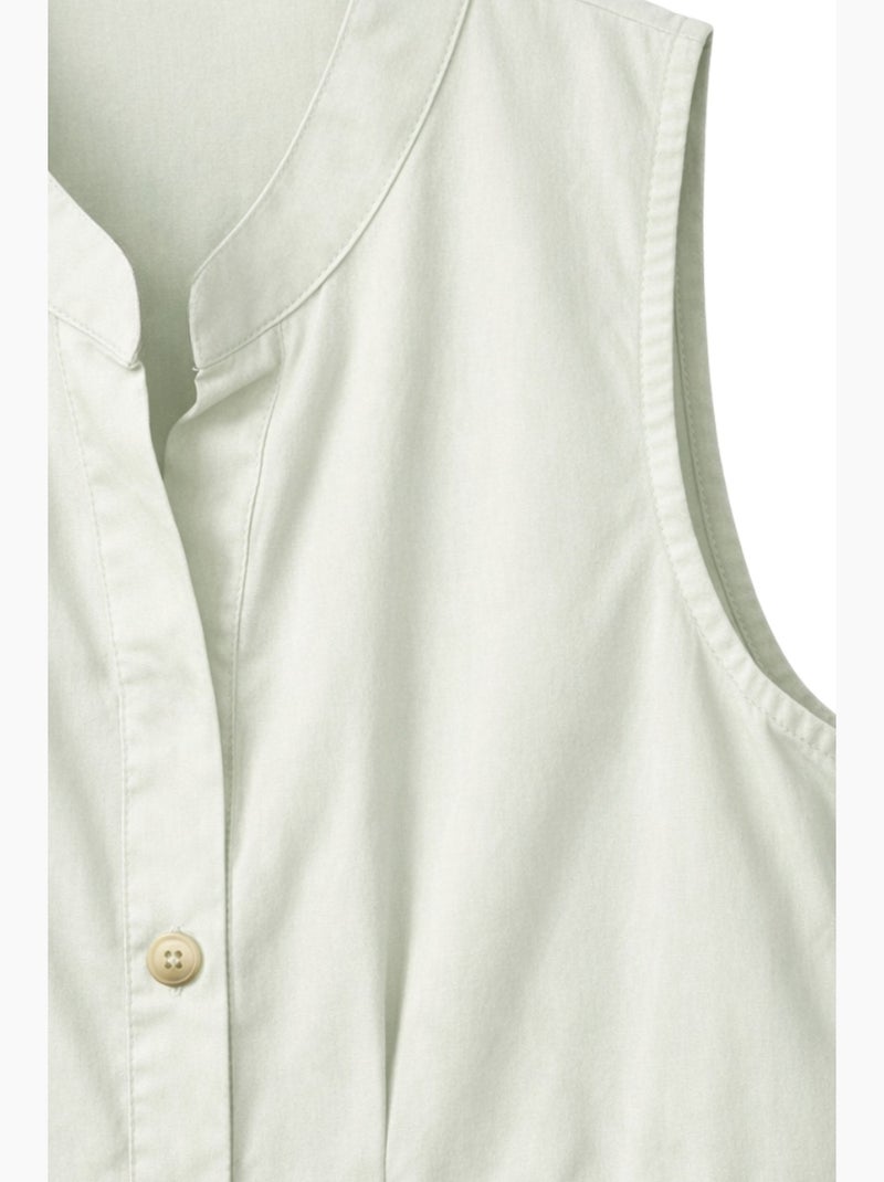 Robe longue à volants et col boutonné mixray Crème - Kiabi