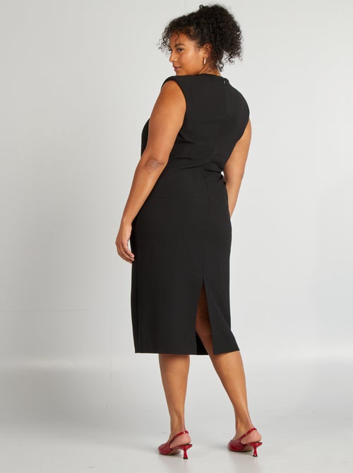 Robe longue avec épaulettes - Kiabi