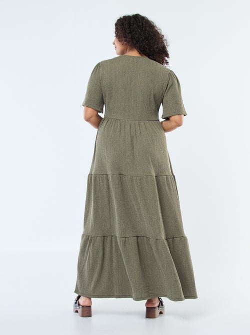 Robe longue cache cœur - Kiabi
