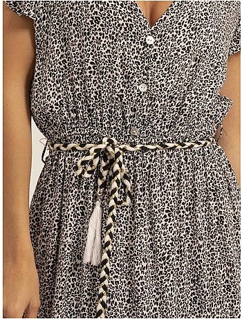 Robe longue col v ilmax