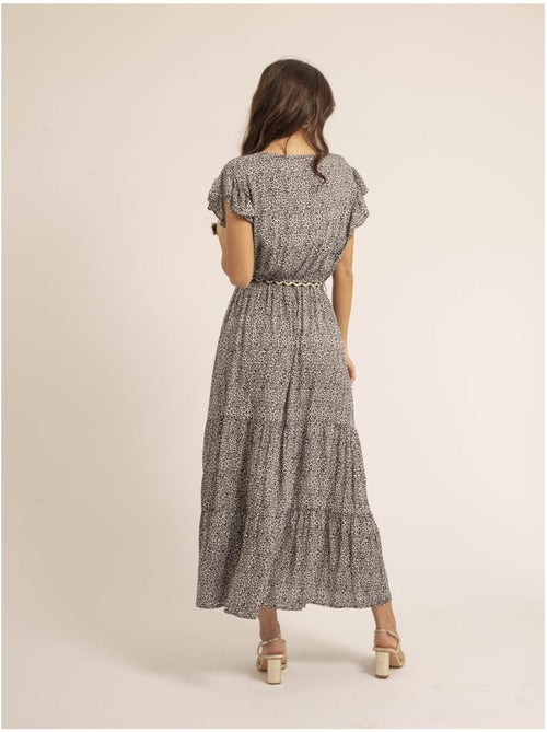 Robe longue col v ilmax - Kiabi