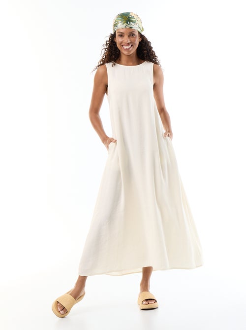 Robe longue coupe ample - Kiabi