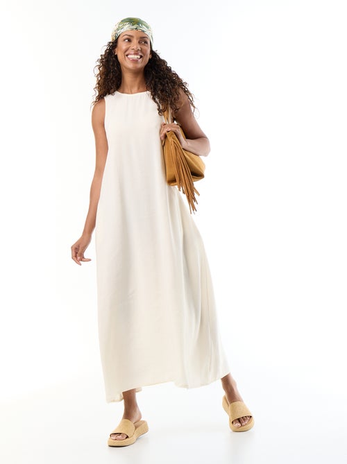 Robe longue coupe ample - Kiabi