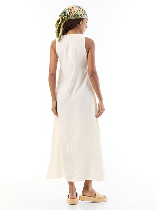 Robe longue coupe ample - Kiabi
