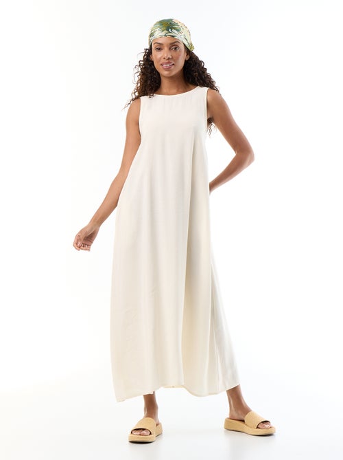 Robe longue coupe ample - Kiabi