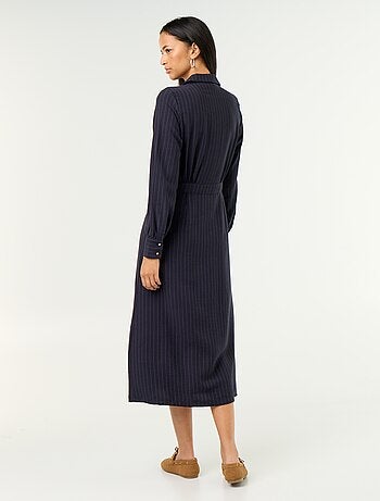 Robe longue coupe chemise