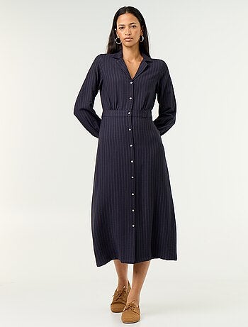 Robe longue coupe chemise