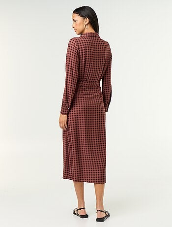 Robe longue coupe chemise