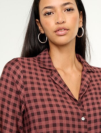 Robe longue coupe chemise