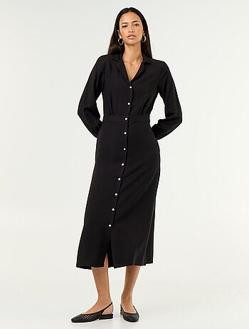 Robe longue coupe chemise