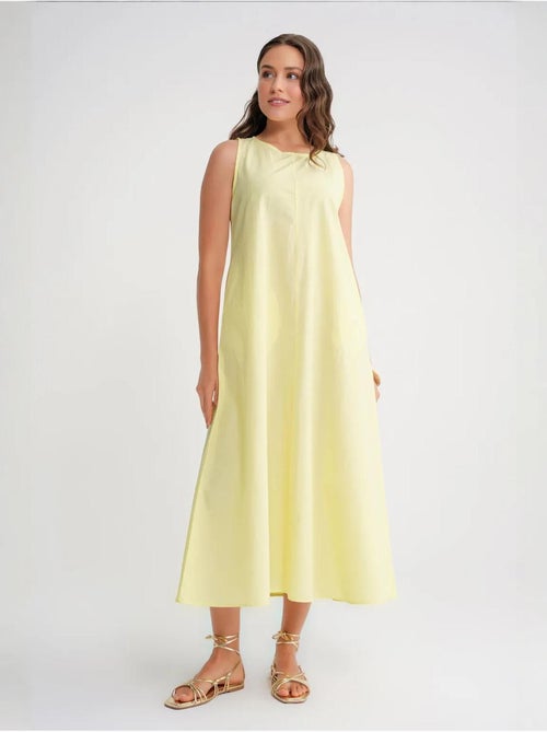 Robe longue décontractée avec fermeture à boutons et poches mixray - Kiabi