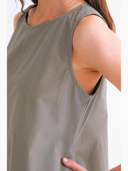 Robe longue décontractée avec fermeture à boutons et poches mixray - Kiabi