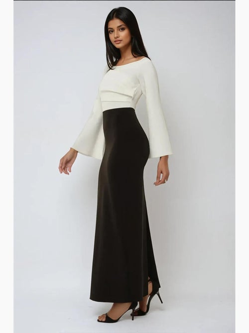 Robe longue élégante et exclusive sur mesure hiccup - Kiabi Robe longue élégante et exclusive sur mesure hiccup - Kiabi