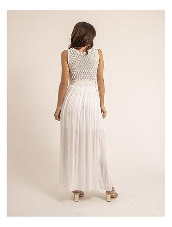Robe longue en dentelle ipalene